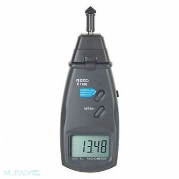 REED INSTRUMENTS Combination Contact/Laser Tachometer, 161A86
