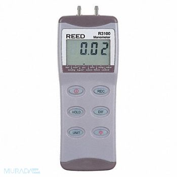 REED INSTRUMENTS Manometer Digital 100PSI, 161C11