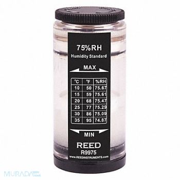 REED INSTRUMENTS Humidity Calibration Standard 75% RH, 161C51