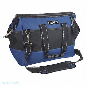 REED INSTRUMENTS Soft Tool Bag Black/Blue Plastic 9-1/2 H, 161C53