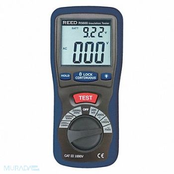 REED INSTRUMENTS Insulation/Resistance Meter, 161C59