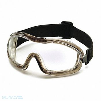 PYRAMEX Protective Goggles Low Profile ClearLens, 163G71