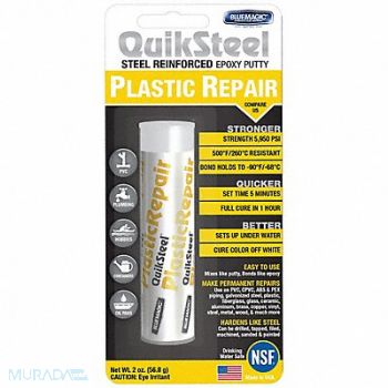 BLUE MAGIC Putty White Quicksteel, 2TRJ3