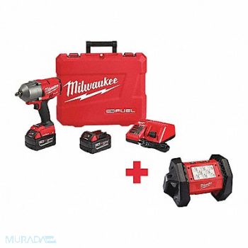 MILWAUKEE Impact Wrench Cordless Compact 18VDC, 165FY2