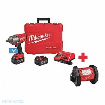MILWAUKEE Impact Wrench Cordless Compact 18VDC, 165FY4
