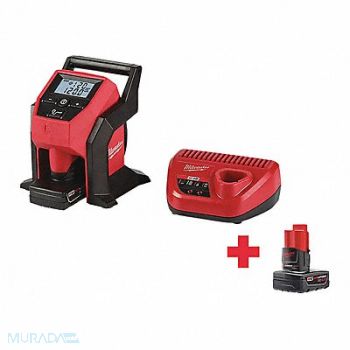 MILWAUKEE Compact Inflator Kit Cordless 120 PSI, 165FZ4