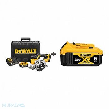 DEWALT Cordless Circ Saw Kit 5-1/2 in Blade Dia, 165GC4