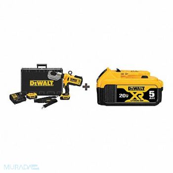 DEWALT Cordless Crimping Tool Kit Pistol Handle, 165GT5