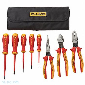 FLUKE Insulated Tool Set 1000VAC 8 pcs., 165NU6