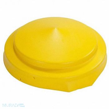 GRAINGER APPROVED Drum Cover Yellow Polyethylene 55 gal, 5PW08