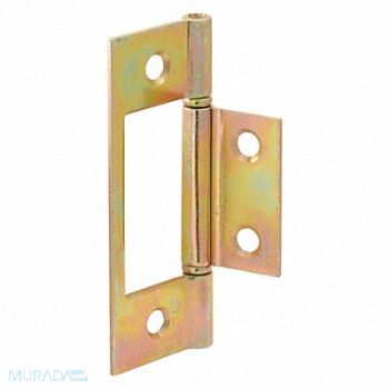PRIME-LINE Door Hinges Brass Bi-Fold Plated PK6, 169T58