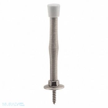 PRIME-LINE Spring Door Stops 3 Satn Nickl PK10, 169U41