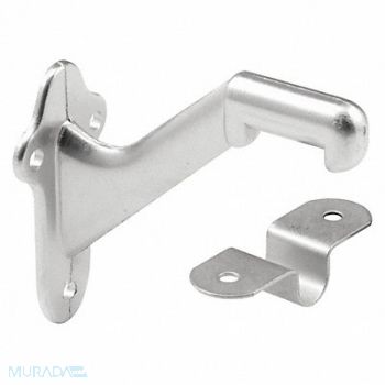 PRIME-LINE Hand Rail Brackets Satin Chrome Pltd PK2, 169U88