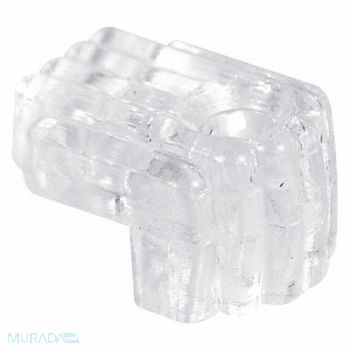 PRIME-LINE Mirror Clips 1/4 Clear Screws PK50, 169V73