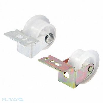 PRIME-LINE Drawer Guide Roller Plastic White PK2, 436A75