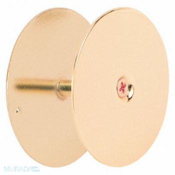 PRIME-LINE Bore Hole Cover 2-5/8 Brass Plated, 169Y72