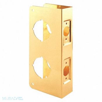 DEFENDER SECURITY Door Guard Reinforce Combo Brass Gold, 436A83