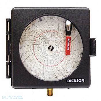 DICKSON Chart Recorder 0 to 500 PSI, 16A182