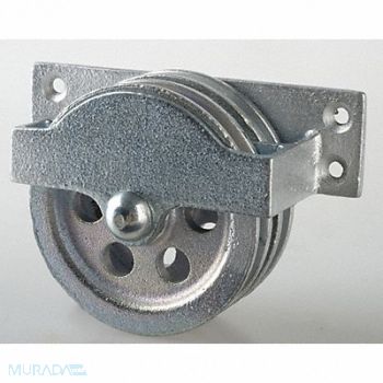 PEERLESS Double Pulley Block Sheave OD 3-1/4 In., 16A374