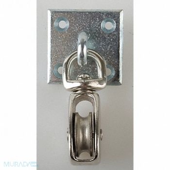 PEERLESS Pulley Block On Plate Fibrous Rope, 16A381