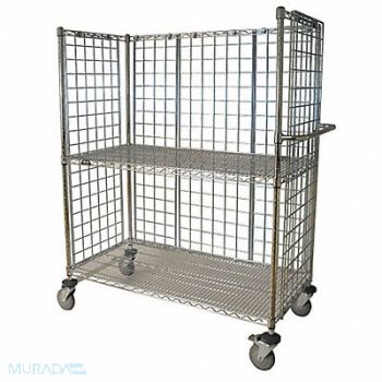 GRAINGER APPROVED Wire Cart 24 in W 48 in L Steel, 16A701