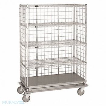 GRAINGER APPROVED Wire Cart 24 in W 60 in L Steel, 16A711