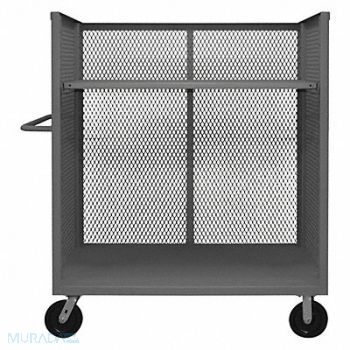 GRAINGER APPROVED 3-Sided Stock Cart 3000 lb 48 In.L, 9PW27