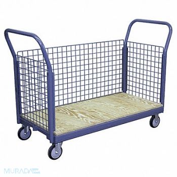 JAMCO Wire-Side Pltfrm Truck 1400lb Wood/Steel, 16C057