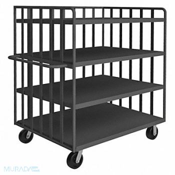 GRAINGER APPROVED Stock Cart 3000 lb 4 Shelf 48 in L, 16C275