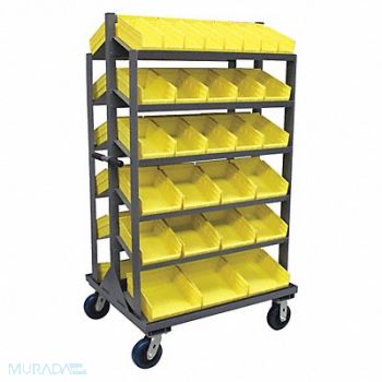 JAMCO Mobile Pick Rack Yellow Steel, 16C698