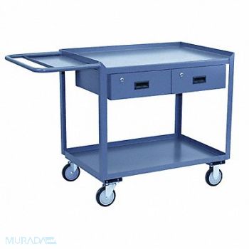 JAMCO Mobile Wrkstion Steel 36 L 30 W 2 Shelf, 16C822