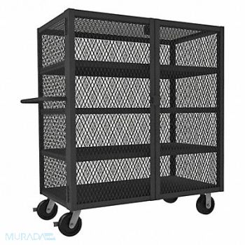 GRAINGER APPROVED Mesh Security Cart 3000 lb 60 In.L, 16C905