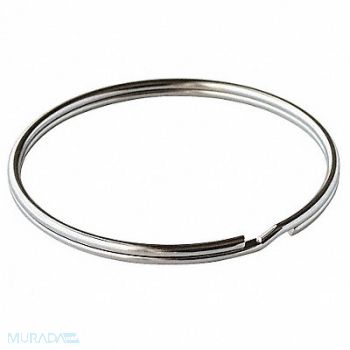 LUCKY LINE PRODUCTS 2in Split Ring Nickel-Plated Steel PK10, 16D511