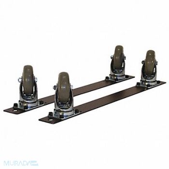 PRO-LINE Plate Caster Kit Polyurethane 275 lb PK4, 16D642