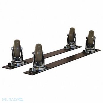 PRO-LINE Plate Caster Kit Polyurethane 275 lb PK4, 16D644