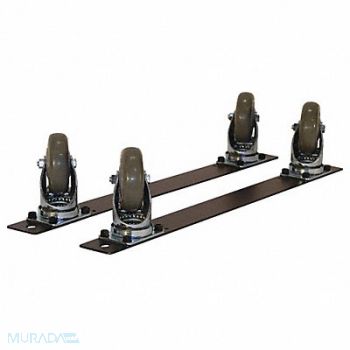 PRO-LINE Plate Caster Kit Polyurethane 275 lb PK4, 16D645