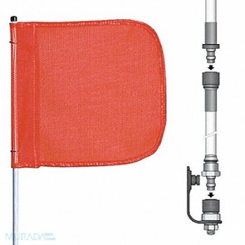 CHECKERS INDUSTRIAL PROD INC Warning Whip 12 ft Includes Flag, 16D781