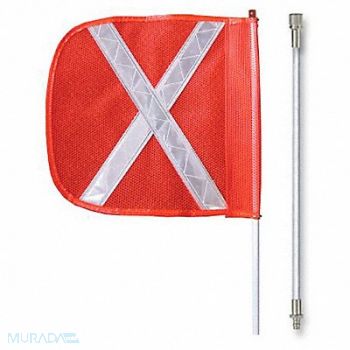 CHECKERS INDUSTRIAL PROD INC Warning Whip 8 ft Includes Flag, 16D809