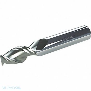 MICRO 100 Cor Rad End Mill 3/8 Carb 0.0100 rad, 16E967
