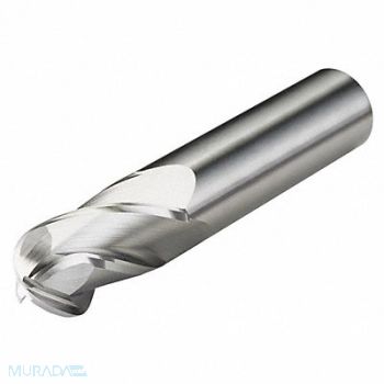 MICRO 100 Ball End Mill Single End 12.00mm Carbide, 16F601