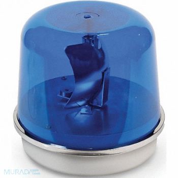 EDWARDS SIGNALING Rotating Warning Light Halogen Blue, 16G534