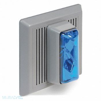 EDWARDS SIGNALING Horn Strobe Blue 5-1/2 in H 24VAC/DC, 16G548