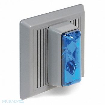 EDWARDS SIGNALING Horn Strobe Blue 120VAC, 16G552