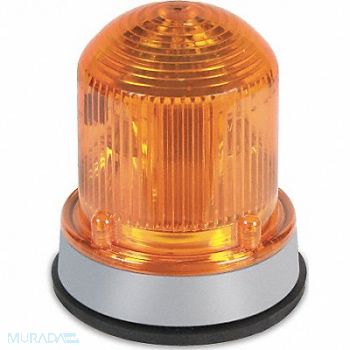 EDWARDS SIGNALING Warning Light LED 24VDC Amber 65 FPM, 16G623
