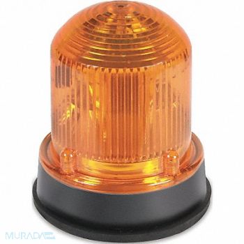 EDWARDS SIGNALING Warning Light LED 24VDC Amber 65 FPM, 16G624
