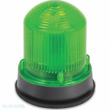 EDWARDS SIGNALING Warning Light LED 24VDC Green 65 FPM, 16G632