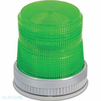 EDWARDS SIGNALING Warning Light LED 24VDC Green 65 FPM, 16G644