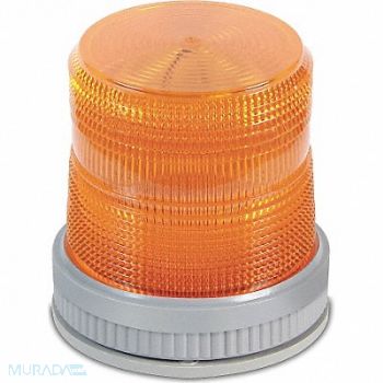EDWARDS SIGNALING Warning Light LED 24VDC Amber 65 FPM, 16G646