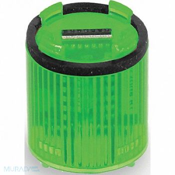 EDWARDS SIGNALING Tower Light LED Steady 24VDC 36mm Grn, 16G685