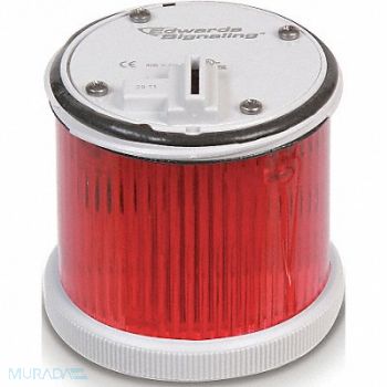 EDWARDS SIGNALING Tower Light LED Steady 24VDC 70mm Rd, 16G783